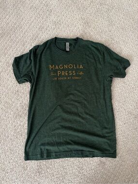 Magnolia Silos Green Logo Tee